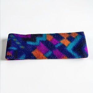 Vintage Fleece Headband Gift for Ski Lovers Retro 90s Winter